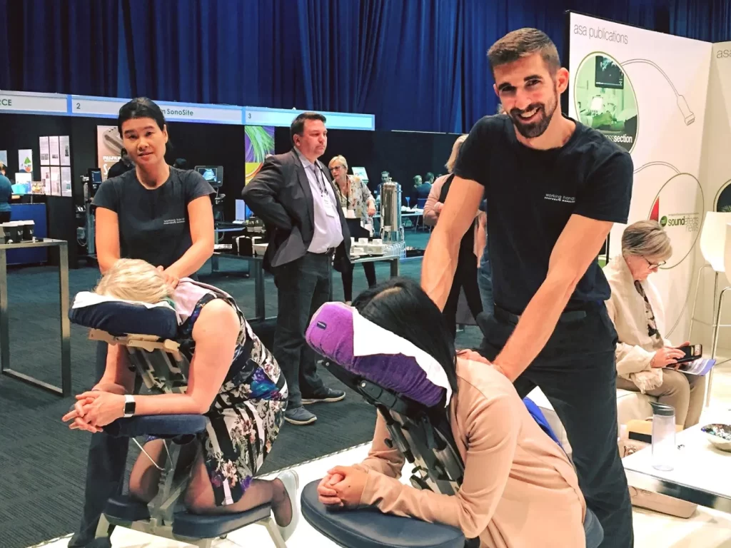 How Event Massage Elevates Corporate Events